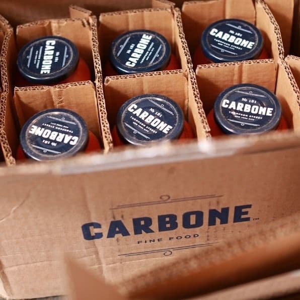 Carbone sauces boxed